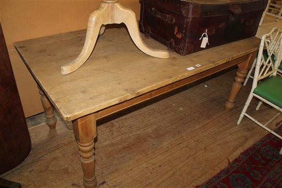 Large pine kitchen table